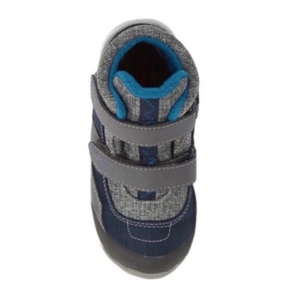 See Kai Run Atlas II Waterproof Insulated Snow Boots Navy Gray Winter Toddler 4